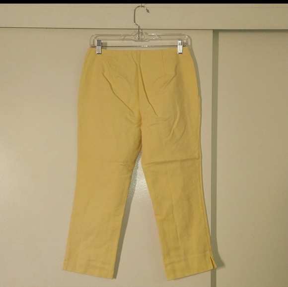 Chico's yellow capris - Picture 2 of 16
